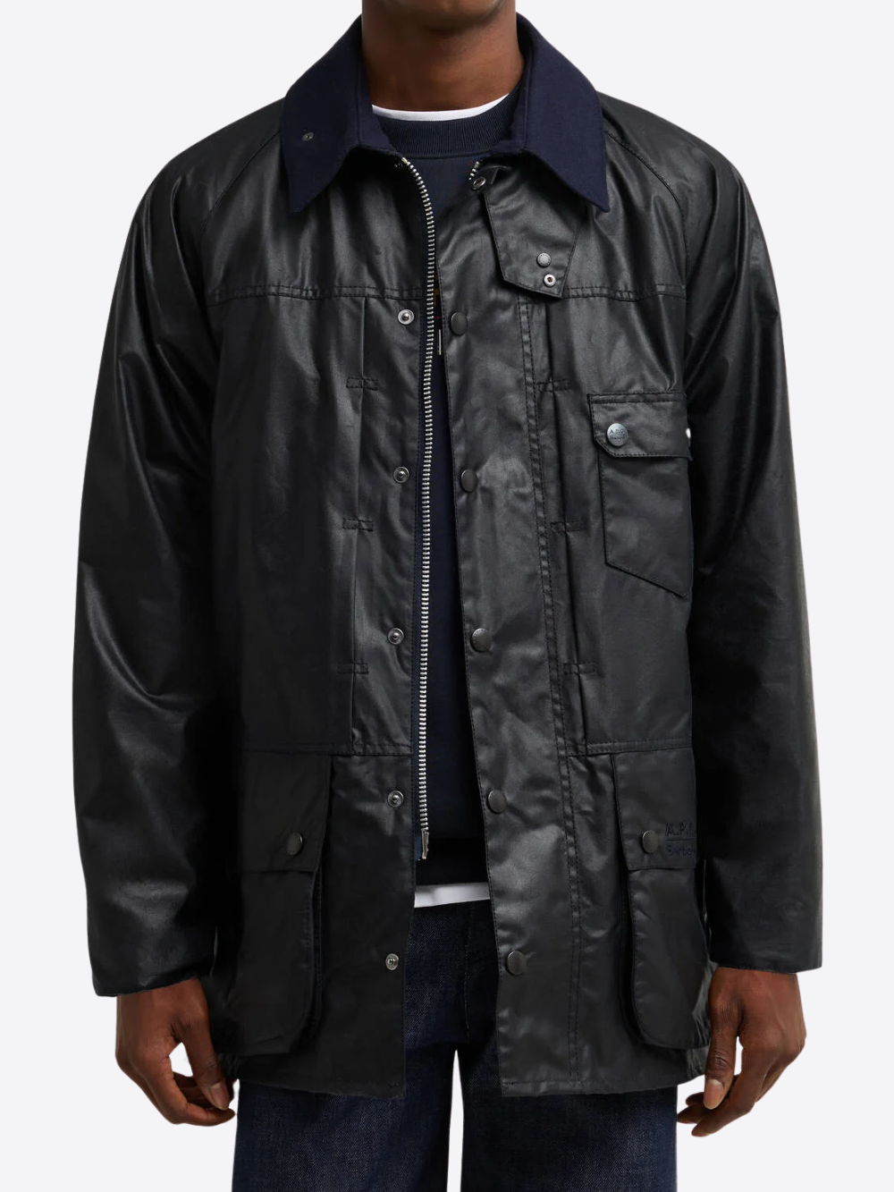 BARBOUR X A.P.C. BEAUFORT WAXED JACKET
