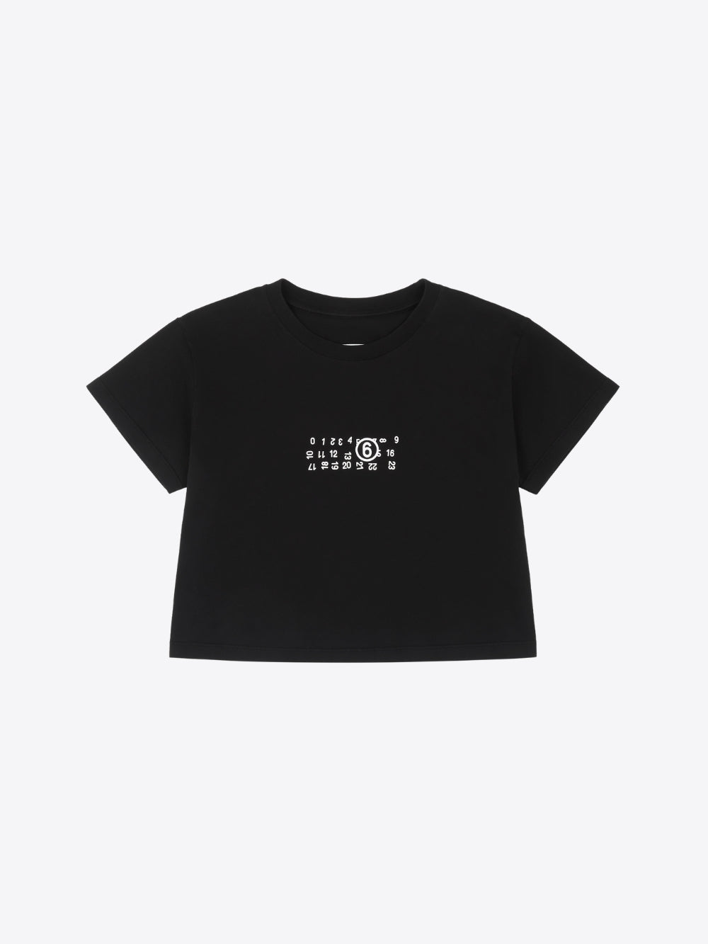 OVERDYED T-SHIRT WITH INVERTED PRINT