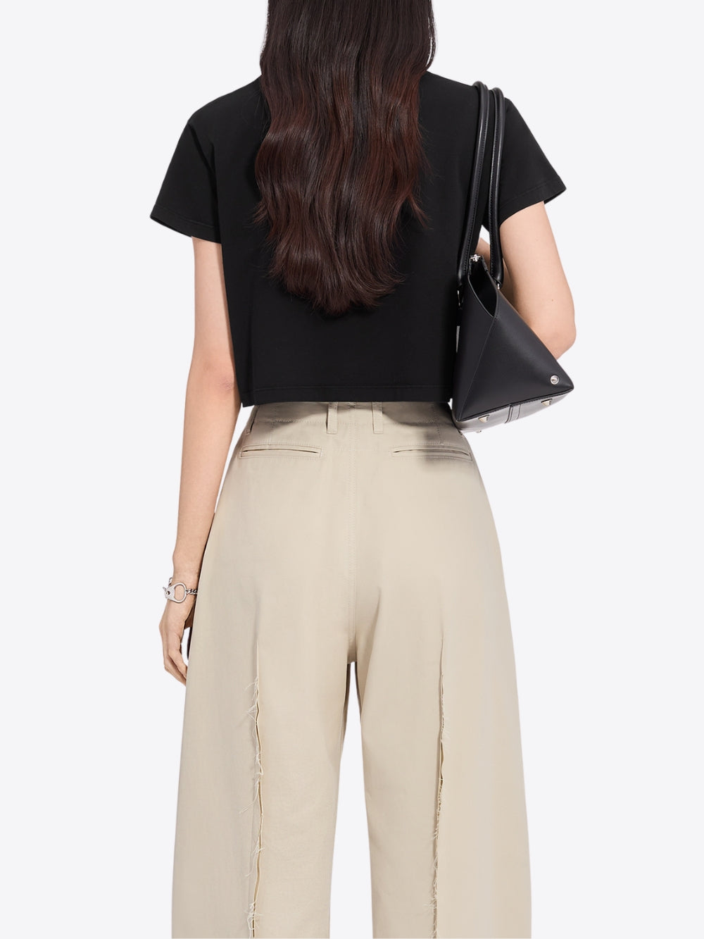 OVERDYED T-SHIRT WITH INVERTED PRINT