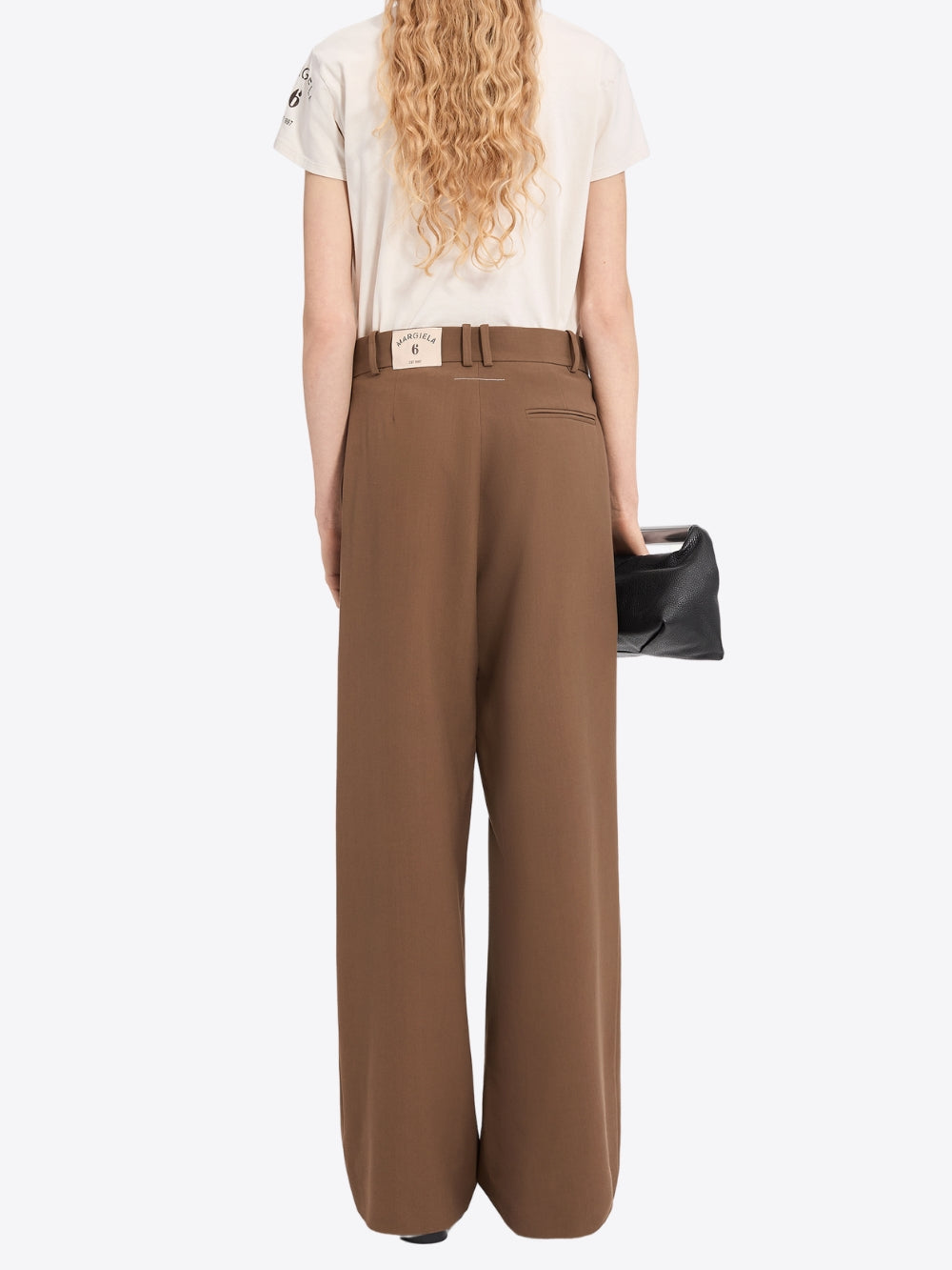 TAILORED PLEATED WIDE-LEG PANTS