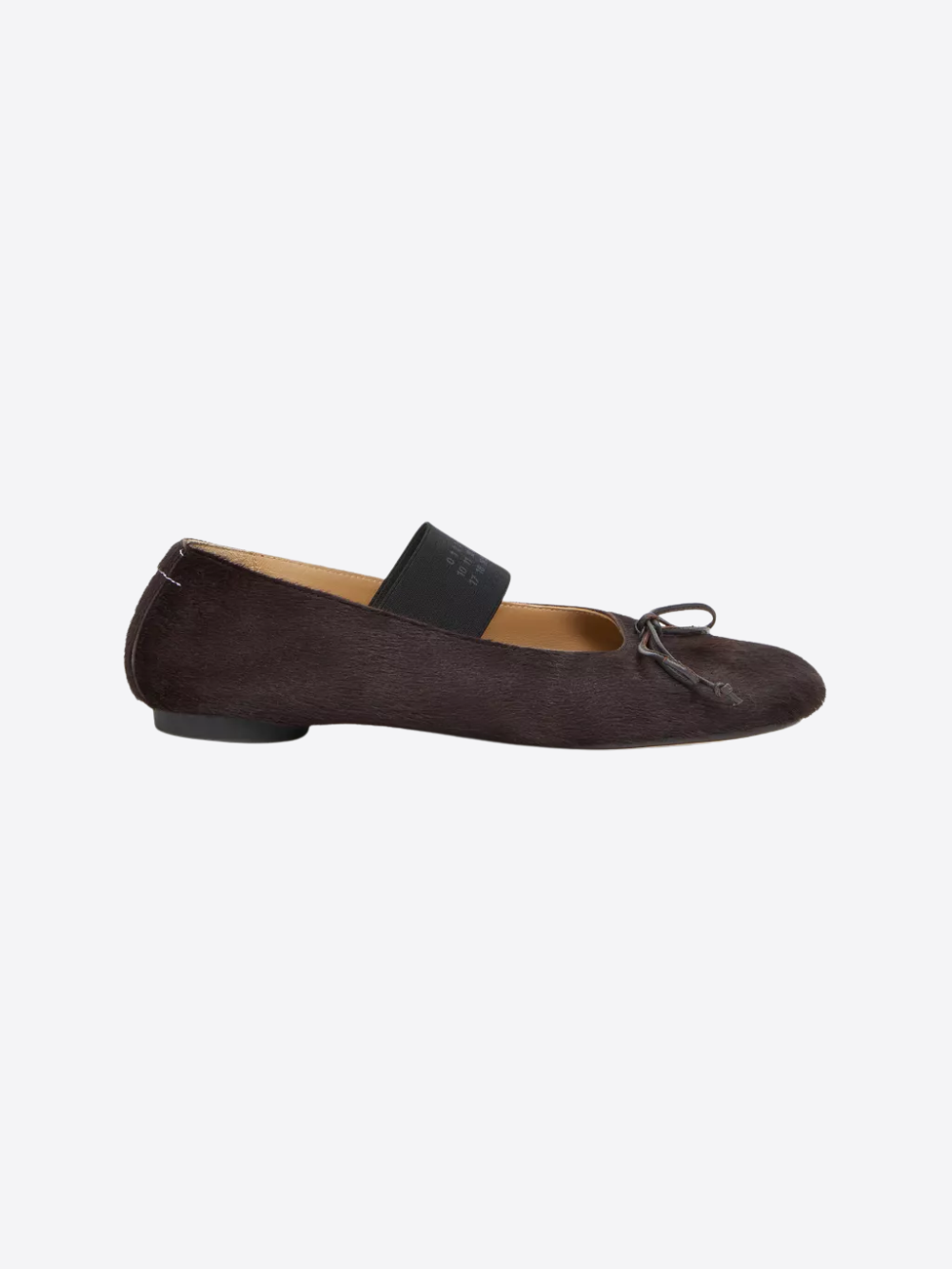 NUMERIC ELASTIC BALLERINAS IN PONYHAIR