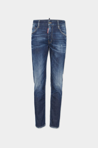 DARK BASIC WASH SKATER JEANS