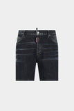 BLACK CLEAN WASH MARINE SHORTS