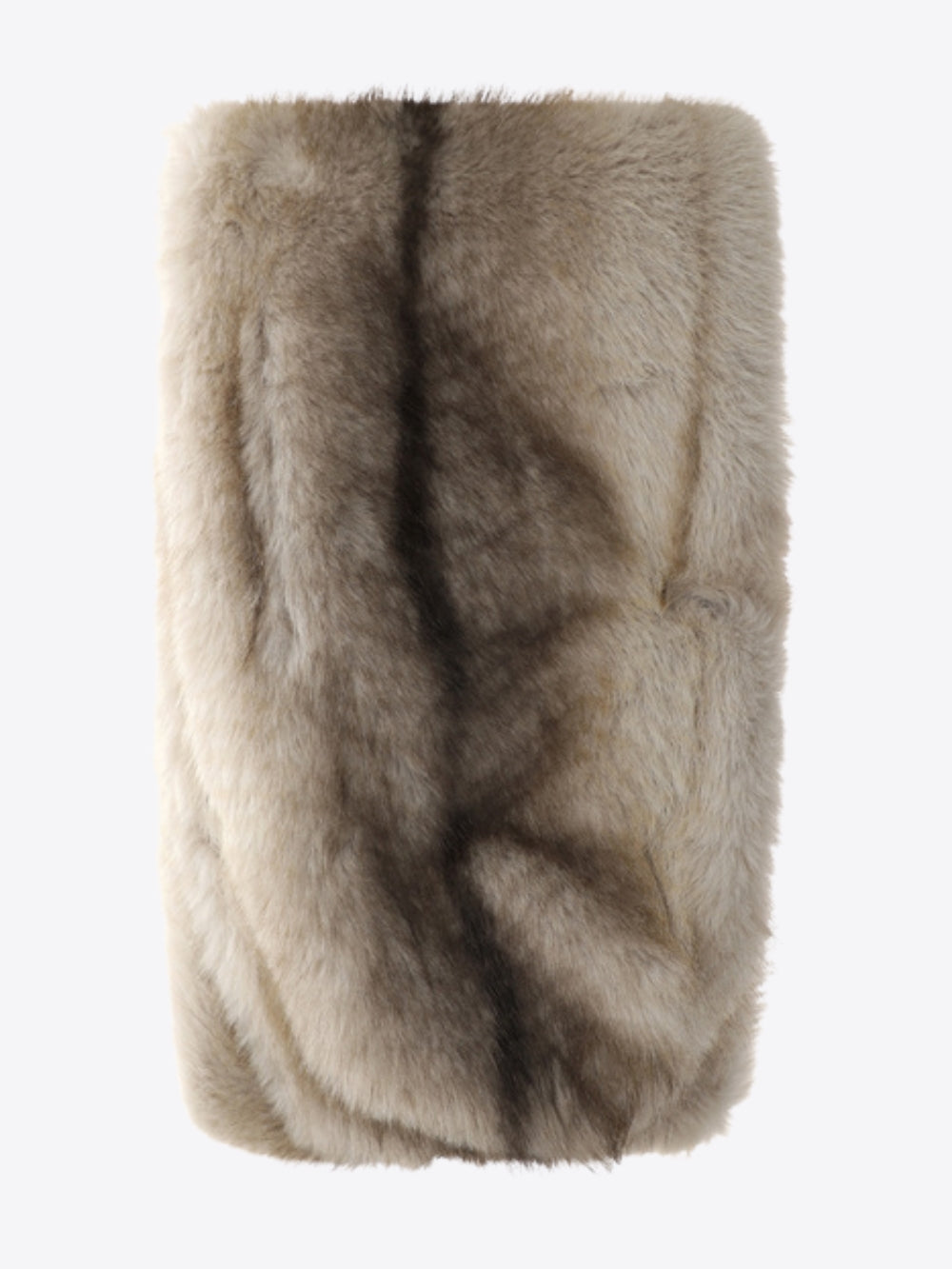 LONG-PILE FAUX FUR SCARF