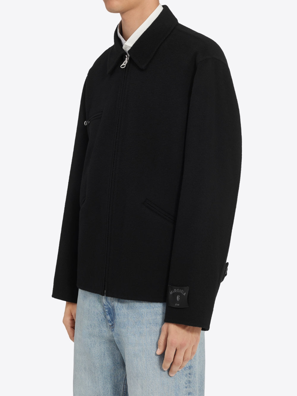 DOUBLE-SIDED FLEECE JACKET WITH ZIPPER