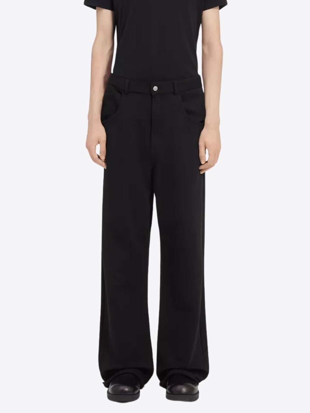 WIDE LEG COTTON PANTS