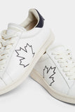 MAPPLE LEAF BOXER SNEAKERS WHITE BLACK