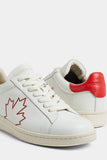 MAPPLE LEAF BOXER SNEAKERS WHITE RED