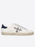 Cream White Navy Blue Gray