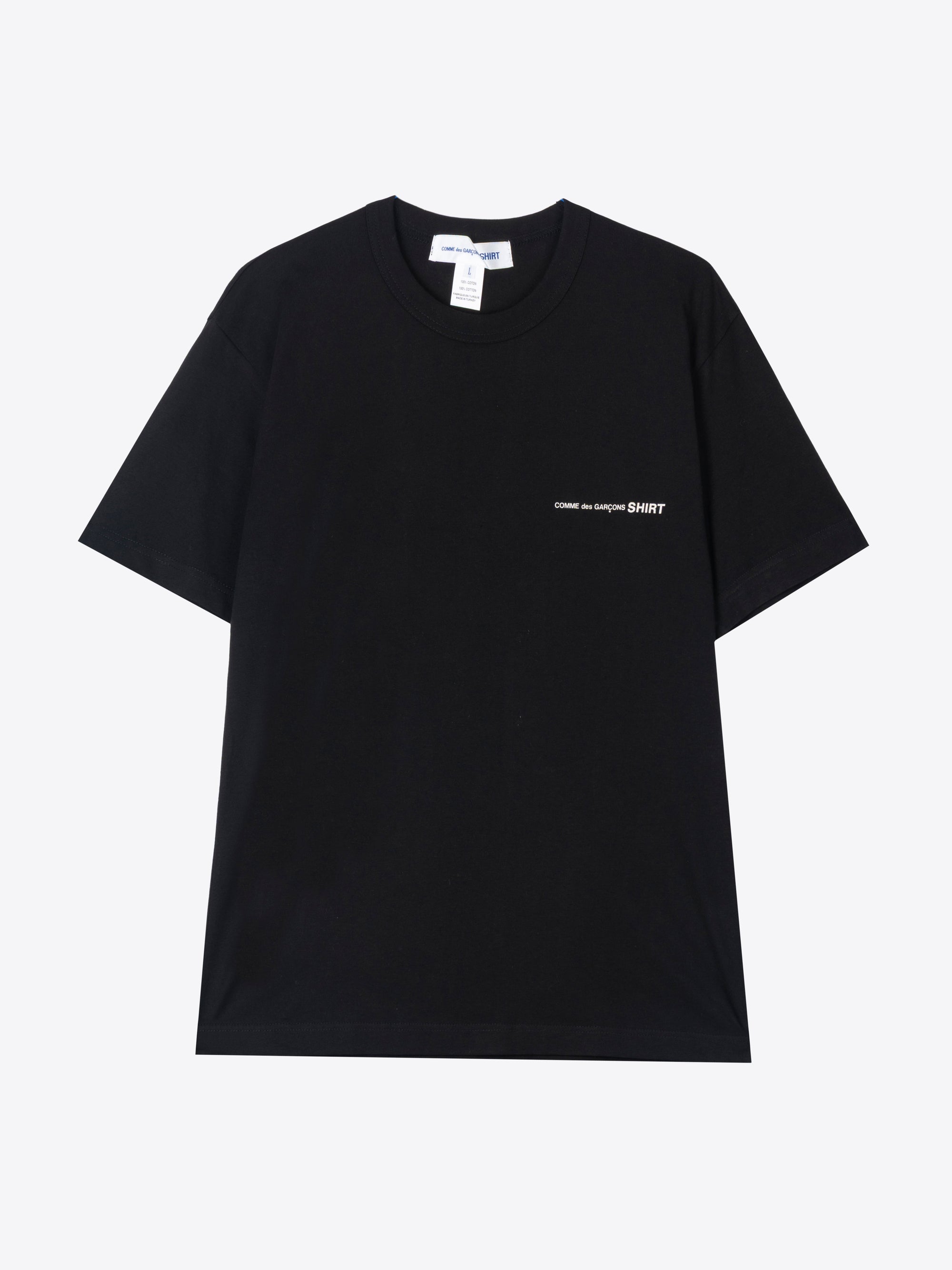 CREWNECK T-SHIRT WITH MINIMAL LOGO PRINT