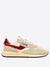 Suede Ecru Red