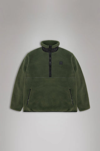 CHAQUETA YERMO FLEECE HALF ZIP GREEN