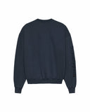 SUDADERA LOGO CREW NAVY