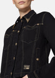 CHAQUETA DENIM APLIQUES CUELLO