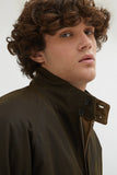 CHAQUETA HARRINGTON G9 WAXED MUSGO