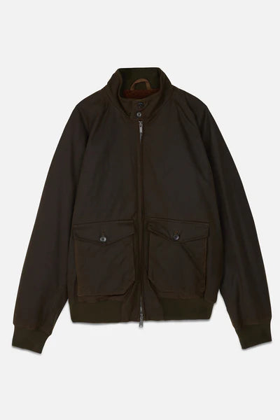 CHAQUETA HARRINGTON G9 WAXED MUSGO