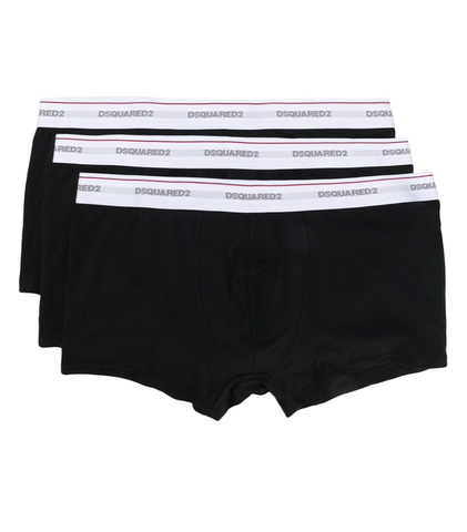BOXERS NEGROS PACK 3
