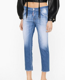 COOL GIRL CROPPED JEANS