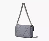 THE PUFFY DIAMOND QUILTED J MARC SHOULDER BAG GRIS